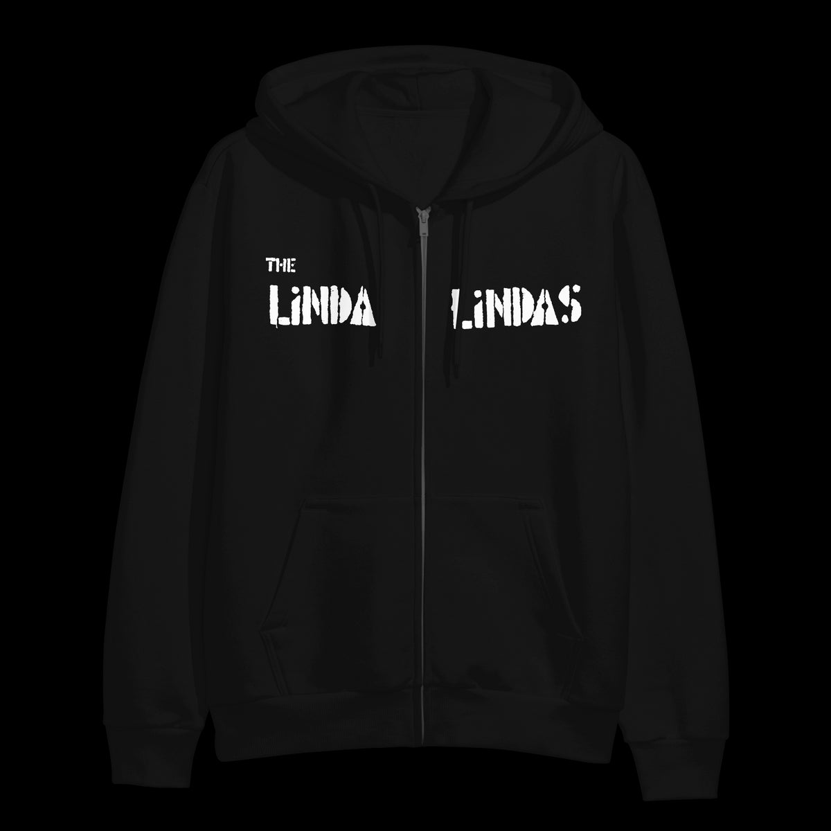 Octo - Adult Black Zip-Up Hoodie – The Linda Lindas