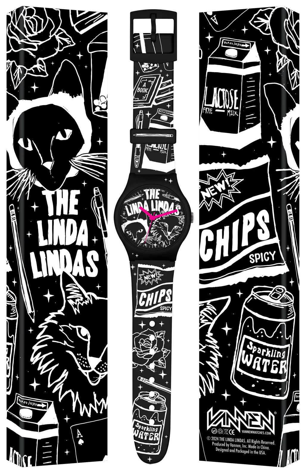 The Linda Lindas - Cats & Chips Vannen Large - Watch