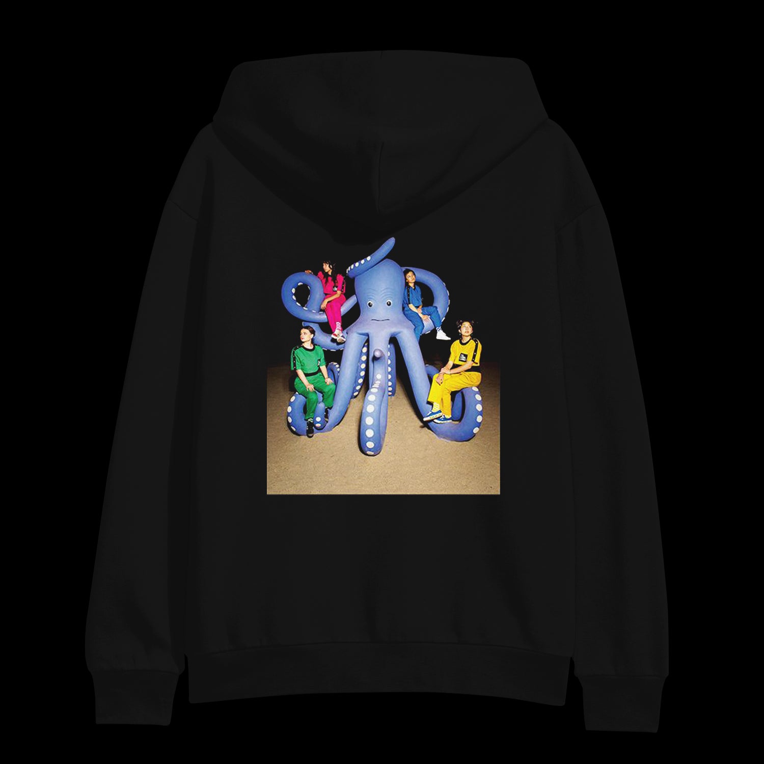 Octo - Adult Black Zip-Up Hoodie – The Linda Lindas