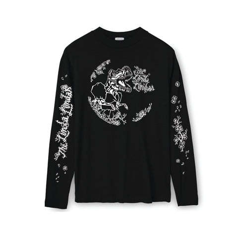 Dino - Adult Black Long Sleeve