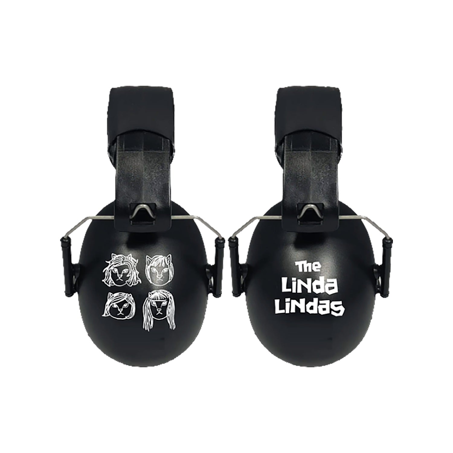 Cats - Black Protective Muffs – The Linda Lindas