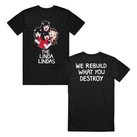 Rebuild - Adult Black Tee