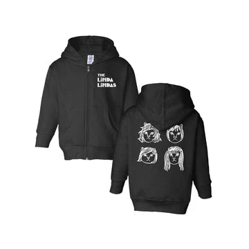 The Linda Lindas - Cats! (Toddler) Black - Zip Up