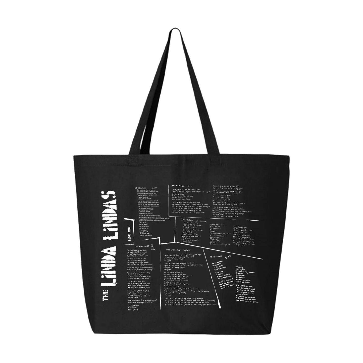 The Linda Lindas - No Obligation Black - Tote Bag
