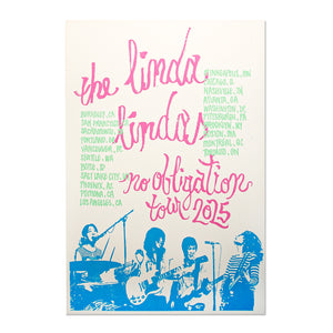 No Obligations Tour 2025 - 18" x 24" Screen Printed Poster