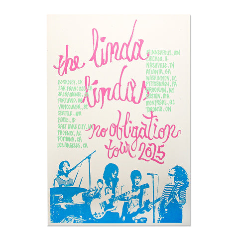 No Obligations Tour 2025 - 18" x 24" Screen Printed Poster