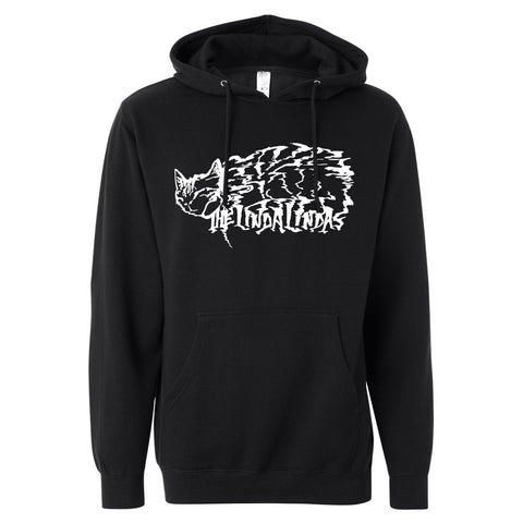 the linda lindas Sleeping Cat (Glow In The Dark) - Adult Black Hoodie